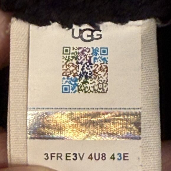 UGG Black Open Front Cozy Cardigan, 2X - Picture 7 of 8